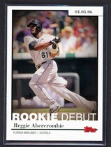 2006 Topps Update and Highlights Rookie Debut #RD-14 Reggie Abercrombie