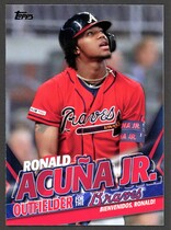 2020 Topps Update Ronald Acuna Jr. Highlights #TRA-1 Ronald Acuna Jr.