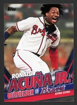 2020 Topps Update Ronald Acuna Jr. Highlights #TRA-3 Ronald Acuna Jr.