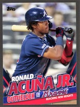 2020 Topps Update Ronald Acuna Jr. Highlights #TRA-7 Ronald Acuna Jr.