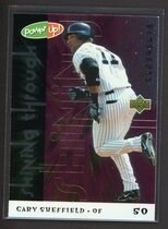 2004 Upper Deck Power Up Shining Through #ST-19 Gary Sheffield