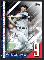 2020 Topps Update A Numbers Game #NG-14 Ted Williams
