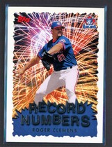 1999 Topps Record Numbers #RN8 Roger Clemens