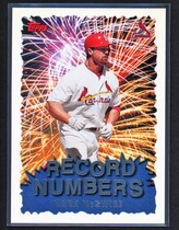 1999 Topps Record Numbers #RN10 Mark McGwire