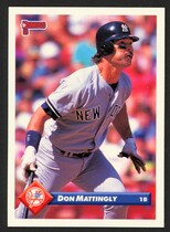 1993 Donruss Base Set #609 Don Mattingly