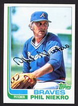 1982 Topps Base Set #185 Phil Niekro
