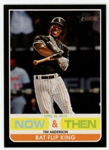 2020 Topps Heritage High Number Now and Then #NT-11 Tim Anderson