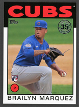 2021 Topps 1986 Topps 35th Anniversary Series 2 #86B-45 Brailyn Marquez