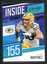 2020 Panini Prestige Inside the Numbers #13 Blake Martinez