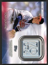 2021 Topps Update 70th Anniversary Manufactured Logo Patch #T70P-TG Tom Glavine