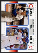 2010 Topps Update Legendary Lineage #LL-70 Ernie Banks|Starlin Castro