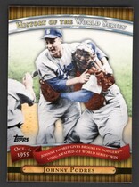 2010 Topps History of the World Series #HWS11 Johnny Podres