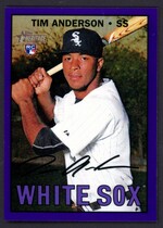 2016 Topps Heritage High Number Chrome Purple Refractor #THC-674 Tim Anderson