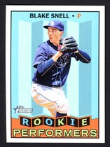 2016 Topps Heritage High Number Rookie Performers #RP-BS Blake Snell