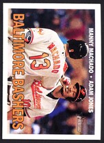 2016 Topps Heritage High Number Combo #CC-5 Adam Jones|Manny Machado