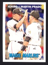 2016 Topps Heritage High Number Combo #CC-12 Ichiro|Martin Prado