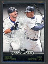 2016 Topps Back-To-Back #B2B-4 Edgar Martinez|Ken Griffey Jr.