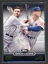 2016 Topps Back-To-Back #B2B-12 Babe Ruth|Lou Gehrig