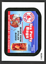 2016 Topps MLB Wacky Promo #MLBW-5 Red Sox Tea Bags