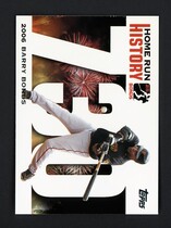 2006 Topps Update and Highlights Barry Bonds Home Run History #BB730 Barry Bonds