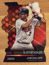 2014 Stadium Club Triumverates Luminous #T8C Joe Mauer