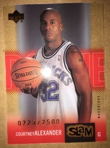 2000 Upper Deck Slam #63 Courtney Alexander