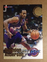 1996 NBA Hoops Base Set #280 Shandon Anderson