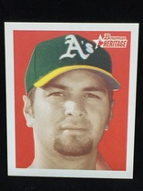 2006 Bowman Heritage Mini #39 Eric Chavez