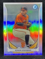 2014 Bowman Chrome Mini Scout Top 5 Prospects Refractor #BM-SFG3 Edwin Escobar
