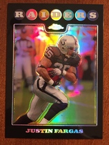 2008 Topps Chrome Refractors #TC60 Justin Fargas