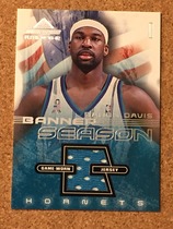2001 Fleer Marquee Banner Season Memorabilia #BD Baron Davis