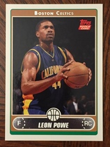 2006 Topps Base Set #217 Leon Powe
