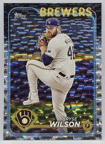 2024 Topps Update Silver Crackle Foil (Super Box Exclusive) #US45 Bryse Wilson
