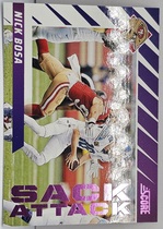 2024 Score Sack Attack Pink #13 Nick Bosa