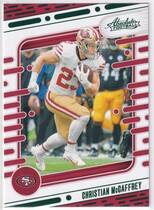 2024 Panini Absolute Green #91 Christian Mccaffrey