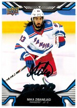 2022 Upper Deck MVP Blue Script (Factory Set) #185 Mika Zibanejad