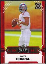 2022 Leaf Draft Red #10 Matt Corral
