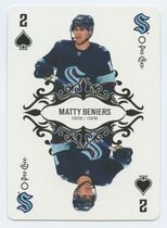 2023 Upper Deck O-Pee-Chee OPC Playing Cards #2S Matty Beniers
