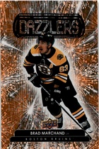 2022 Upper Deck Dazzlers Orange #DZ-37 Brad Marchand