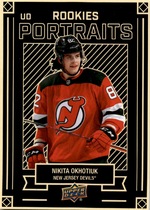 2022 Upper Deck UD Portraits Series 2 #P-63 Nikita Okhotiuk