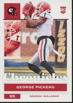 2022 Panini Chronicles Draft Picks Pink #21 George Pickens
