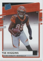 2020 Panini Chronicles Clearly Donruss Rated Rookies #RR-TH Tee Higgins