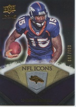 2008 Upper Deck Icons NFL Icons Silver #NFL3 Brandon Marshall