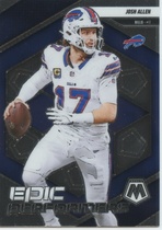 2025 Panini Mosaic Epic Performers #9 Josh Allen