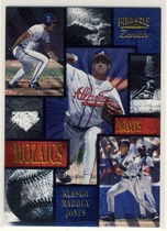 1996 Pinnacle Zenith Mozaics #1 Jones|Klesko|Maddux