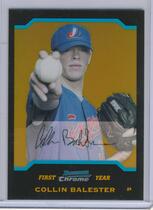 2004 Bowman Chrome Draft Gold Refractors #47 Collin Balester