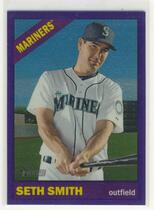 2015 Topps Heritage High Number Chrome Purple Refractor #523 Seth Smith