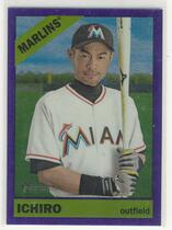 2015 Topps Heritage High Number Chrome Purple Refractor #706 Ichiro