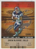 2003 Fleer Authentix #52 Drew Bledsoe