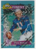 1995 Topps Finest Boosters Refractors #B184 Drew Bledsoe